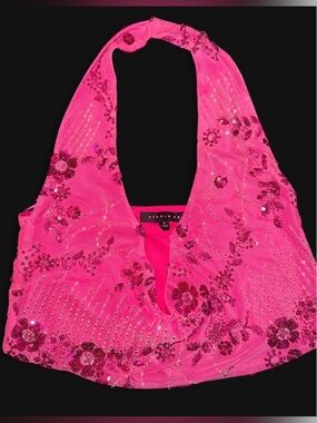 Y2K Studio 12 Club Halter Crop Top